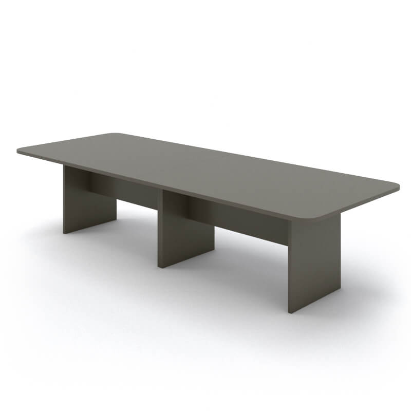 שולחן ישיבות מטריקס 2 חלקים פינות מעוגלות