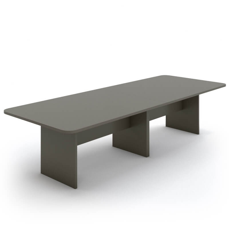 שולחן ישיבות מטריקס 2 חלקים פינות מעוגלות